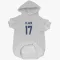 White Toronto Maple Leafs Wendel Clark   Dog & Cat Pet Hoodie